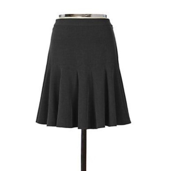 Anthropologie Dresses & Skirts - ANTHROPOLOGIE Elevenses Black Ruffle Flare Skirt 0